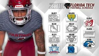 Englehart Announces Football Schedule Florida Tech Panthers