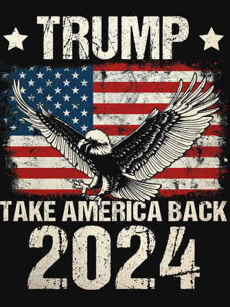 Trump Flag Take America Back Men Women