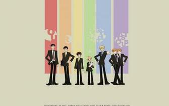 Group Of Men 3d Wallpaper Anime Ouran Highschool Host Club