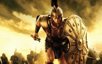 Movies Brad Pitt Warriors Troy Achilles Wallpaper