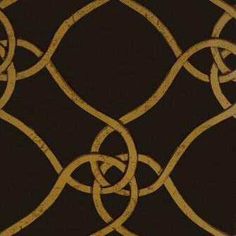 Gold Lattice On Charcoal Wallpaper Gaston Y Daniela