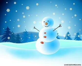 Snowman Teddybear64 Wallpaper