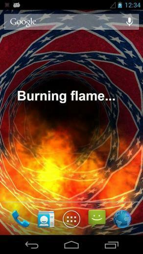 Rebel Flag Time Travel Lwp For Android
