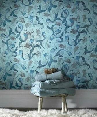 Mermaids Moonbeam Wallpaper Viesso Love