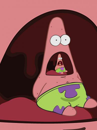 Patrick Star Surprised Face Wallpaper