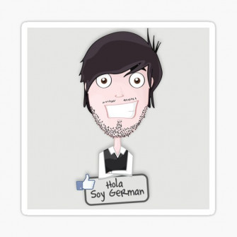 Holasoygerman Artwork Sticker By Nicedesigning Wallpaper