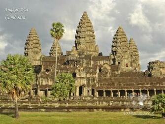 Angkor Wat Thom Cambodia Wallpaper