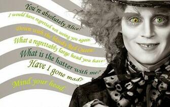 Johnny Depp Quotes Mad Hatter