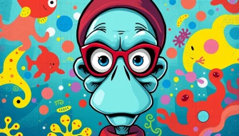 Handsome Squidward Wallpaper