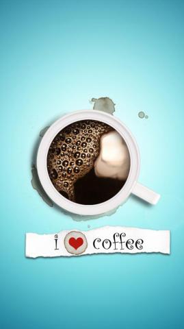 I Love Coffee 4k Ultra HD Mobile Wallpaper