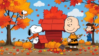 Peanuts Autumn Wallpaper