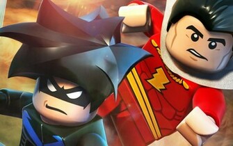 Lego Batman Dc Super Heroes Wallpaper In