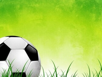 This Is The Soccer Ball On Green Grass Abstract Background Image You