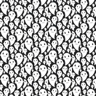 Go Back Image For Ghost Pattern Background