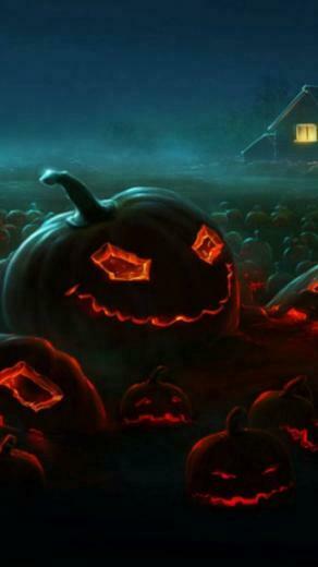 Dawn On Halloween In Wallpaper iPhone