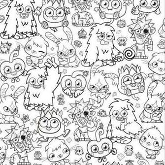 Moshi Monsters Coloring S Colorings321