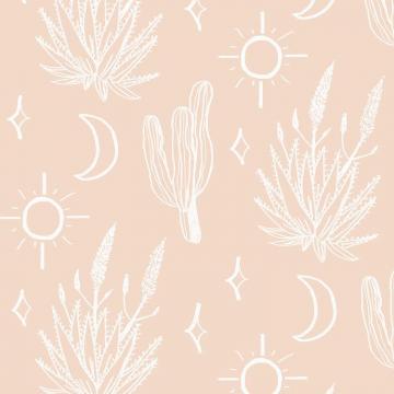 Desert Sky Removable Wallpaper Peel Stick Fabric Wallcovering