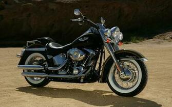 Wallpaper Harley Davidson Flstn Softail Deluxe Next