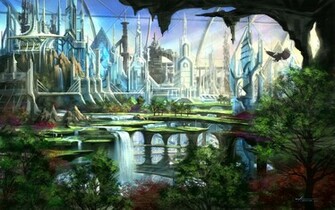 Fantastic City Wallpaper And Image Pictures Photos