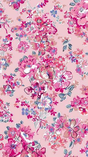 Pretty Posies Pink Mobile Mandala Wallpaper Flower
