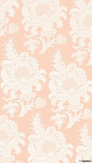 Pink Very Light Peach Paisley Wallpaper Cuptakes For