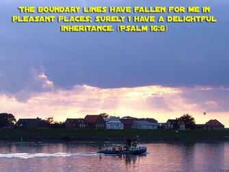 Psalm Pleasant Places Wallpaper Christian And