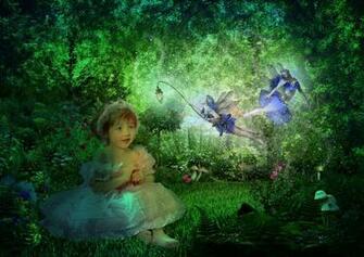 Enchanted Garden Wallpaper The Fairies