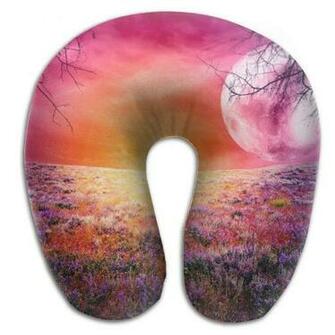 Amazon Mewisx Rainbow Moon Wallpaper Neck Pillow Comfortable