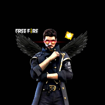 Fire Dj Alok With Wings Wallpaper