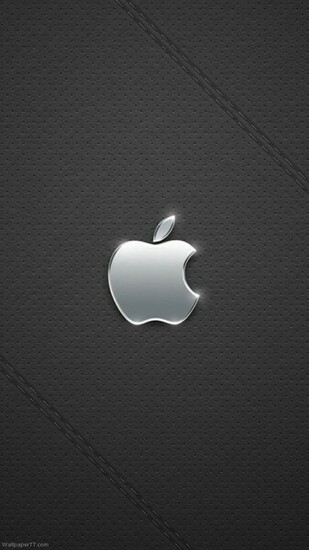 Apple Leather Logo Pixels Wallpaper Tagged