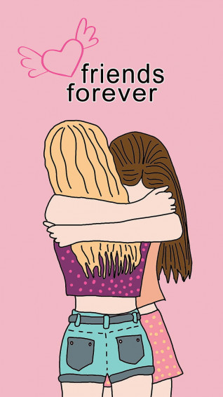Wallpaper Best Friends Forever Gif