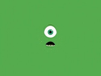 Mike Wazowski Monsters Inc Pixar Threadless Disney Wallpaper