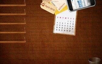 Wood Desk Wallpaper HD Background