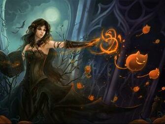 My Wallpaper Fantasy Halloween Witch