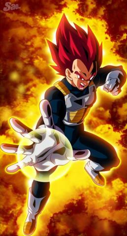 Vegeta God By Saodvd Anime Dragon Ball Super
