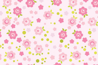 Pink Baby Flowers Dn Wallpaper