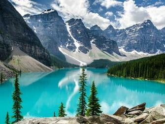 National Park Canada Moraine Lake HD Wallpaper Nature
