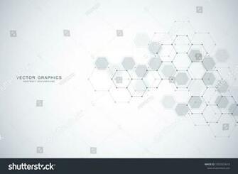 Abstract Molecular Structure And Medical Background Medicine