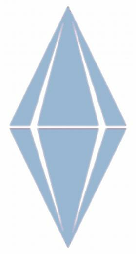 Plumbob Sticker Blue Png Image Clipart