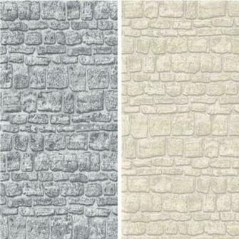Erismann Brix Castle Stone Wall Brick Textured Vinyl Wallpaper Roll
