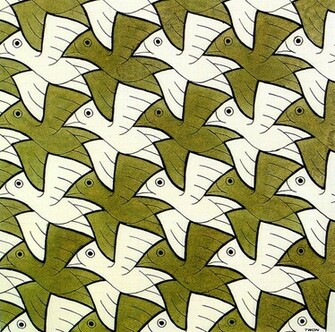 You Are Ing Mc Escher HD Wallpaper Color Palette Tags