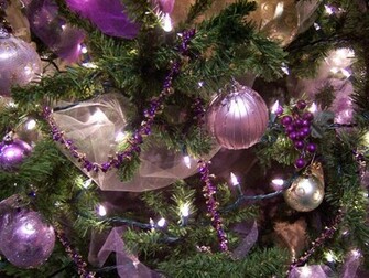 Purple Christmas Wallpaper