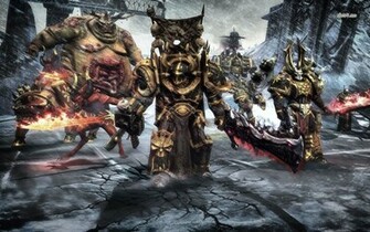 Chaos Space Marines Warhammer Wallpaper Game