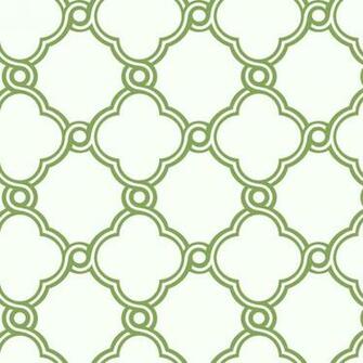 Green With White Open Trellis Wallpaper Wall Sticker Outlet