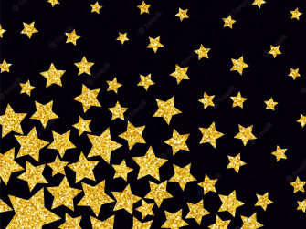 Gold Star Wallpaper On Ceiling At Bernadette Williams