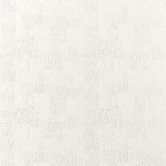 Square Paintable Wallpaper In White With A Vinyl Finish By Superfresco
