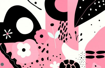 Pink Collage Computer Wallpaper