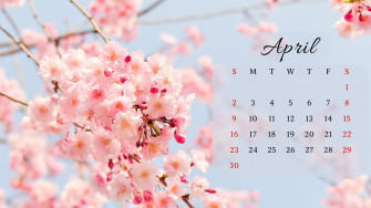 April Calendar Wallpaper