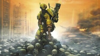 Wallpaper Warhammer 40k Tau Fire Warrior