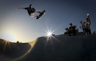 Wallpaper Jump Skate Adrenaline Skateboarding Ramp Image For